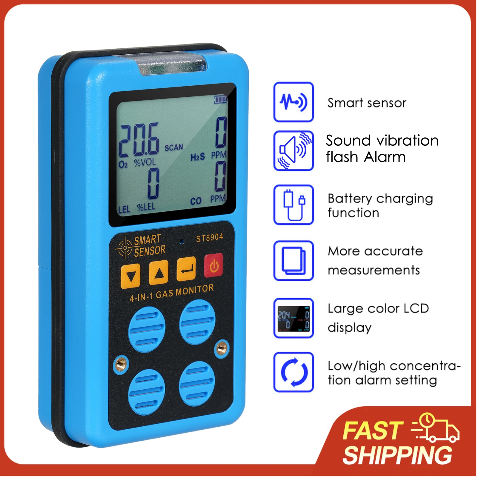 Smart Sensor 4 In 1…