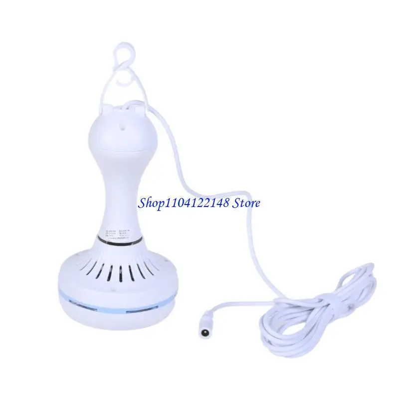 

P9FA 5.5x2.1mm 12V Ceiling Fan 20" Hanging Camping Tent Fan for Home Outdoor Office