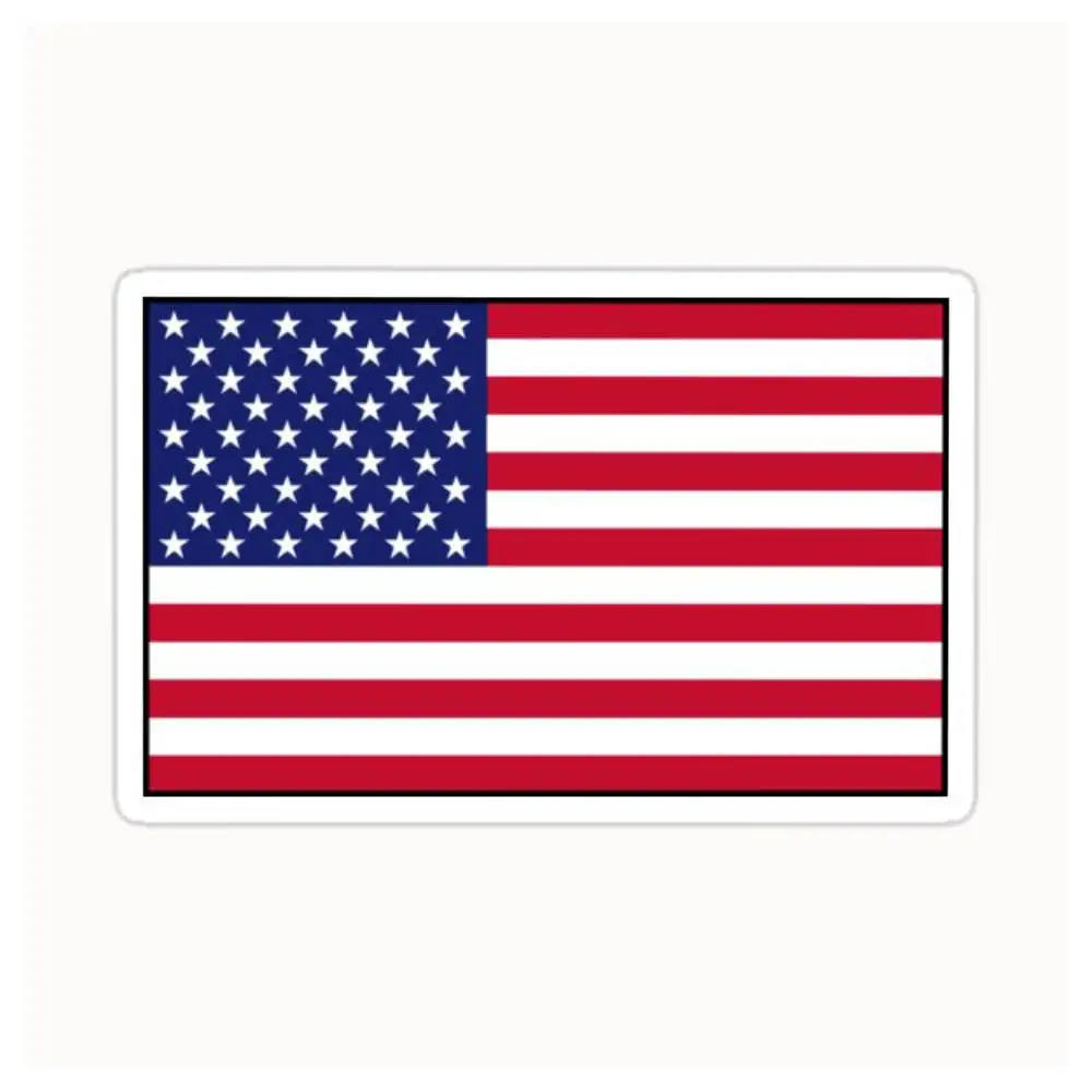 American Flag Waterproof Stickers For Decorating Car Windows Motorcycles And Computers.