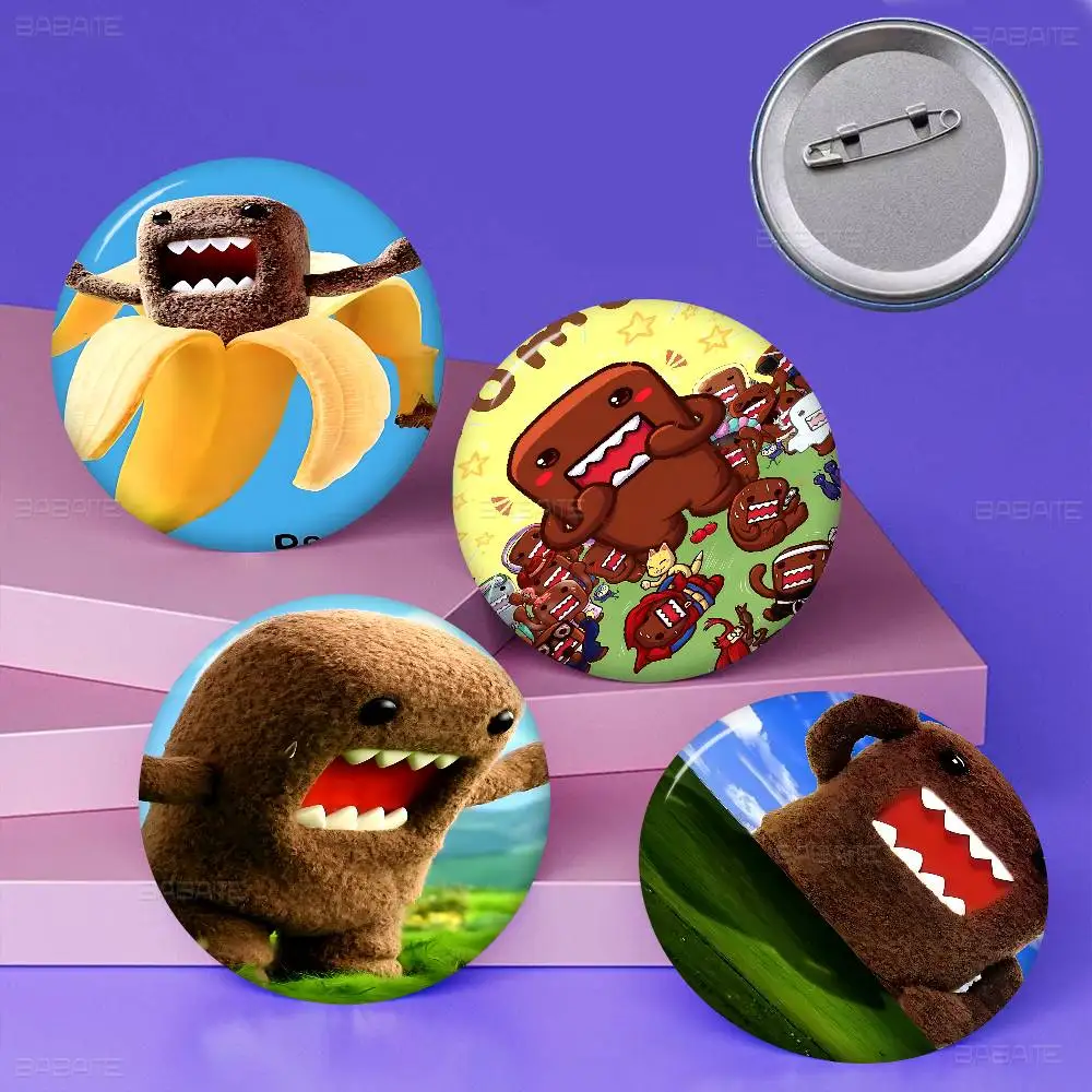 Domo Kun Anime Anime Brooches Cute Cartoon  Badge Jacket Jeans Lapel Pin Gift Accessorie
