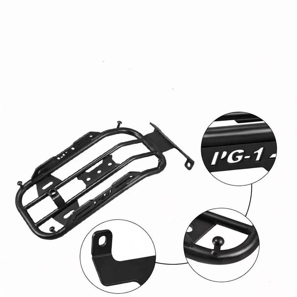 Motorcycle Middle Luggage Rack Steel Bracket Center Support Holder Accessories For Yamaha PG-1 PG1 PG 1 2023-2024