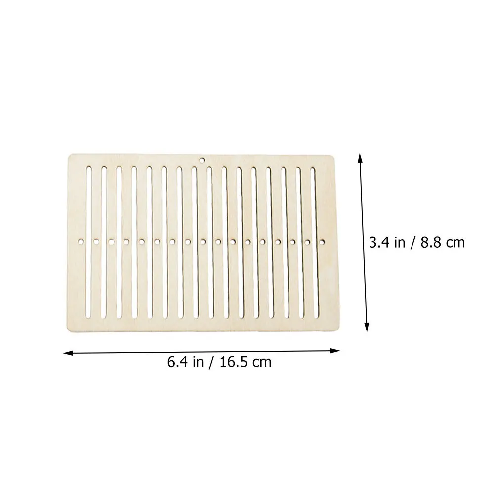 1Set Wood Weaving Loom Stick Set for Belt Braiding Hand Knitting Tool Beginner DIY Loom Portable Mini Weaving Machine
