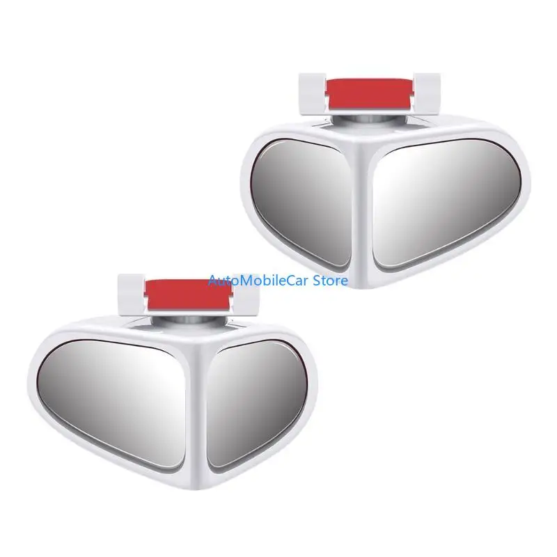 G8TE Blind Spots Reflectors Glass for Car and Trucks, 360 Degree Rotating Design, Expand Your View with High Definition Glass