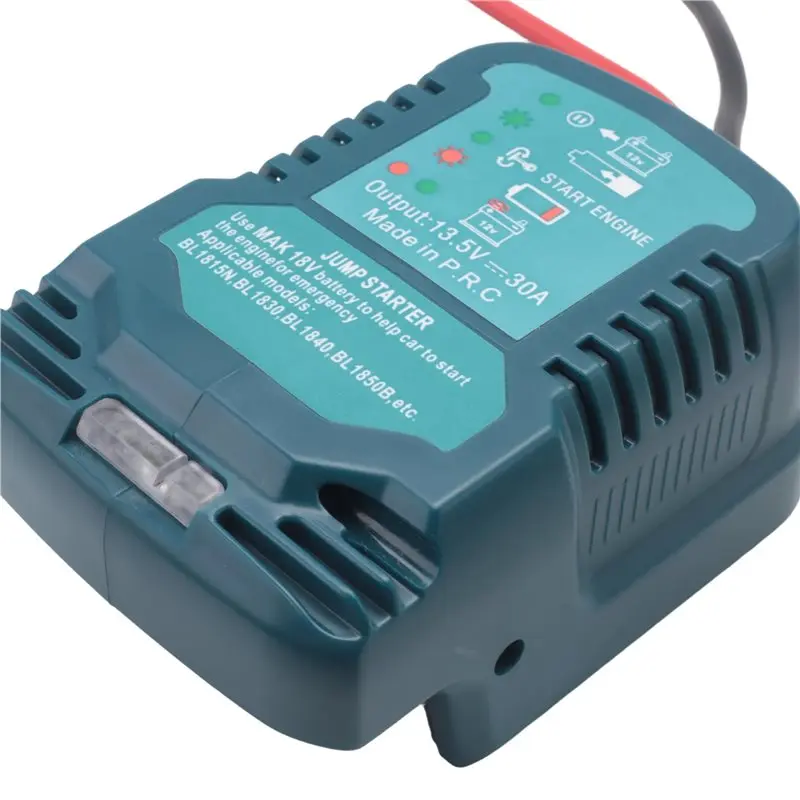 

Jumper Cables Jump Kit For 18V Battery, Jump Starting Adapter Auto Booster Cable For Jump Starting Car Using Tool