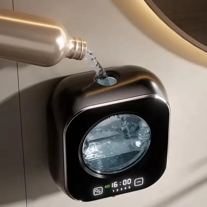 New Wall Mounted Automatic Soap Dispenser with Large Capacity Non-contact Rechargeable Sensor Kitchen with LED Intelligence C