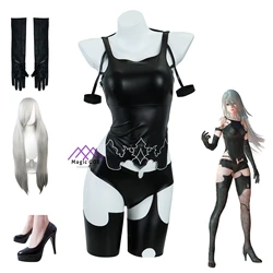 NieR Automata YoRHa A2 Cosplay seksowny kostium lateksowy dla kobiet idealny na imprezy z okazji Halloween wydarzenia Cosplay i karnawał