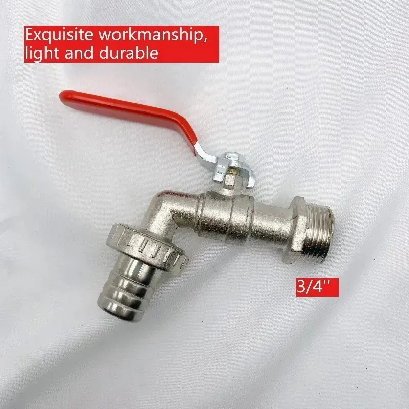3/4-Zoll-1-Zoll-Gartenhahn aus Zinklegierung – Multifunktionaler Außenhahn zum Gießen, Autowaschen und für den Küchengebrauch – Detail 4