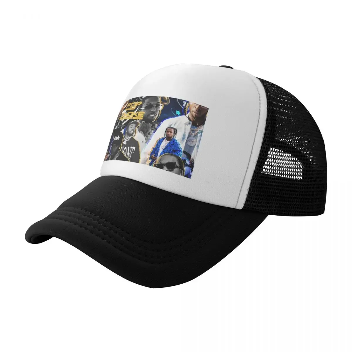 Woo | Shoot for the Stars Collage Baseball Cap Golf Wear Custom Cap Uv Protection Solar Hat Fishing cap Men Golf Wear Women's