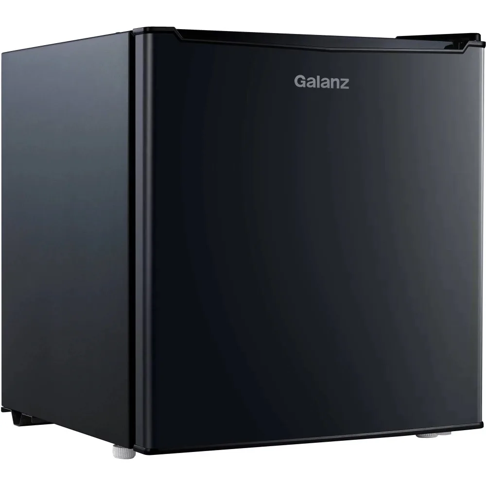 Galanz ตู้เย็นขนาดเล็กประตูเดียว 1.7 Cu Ft สีดํา