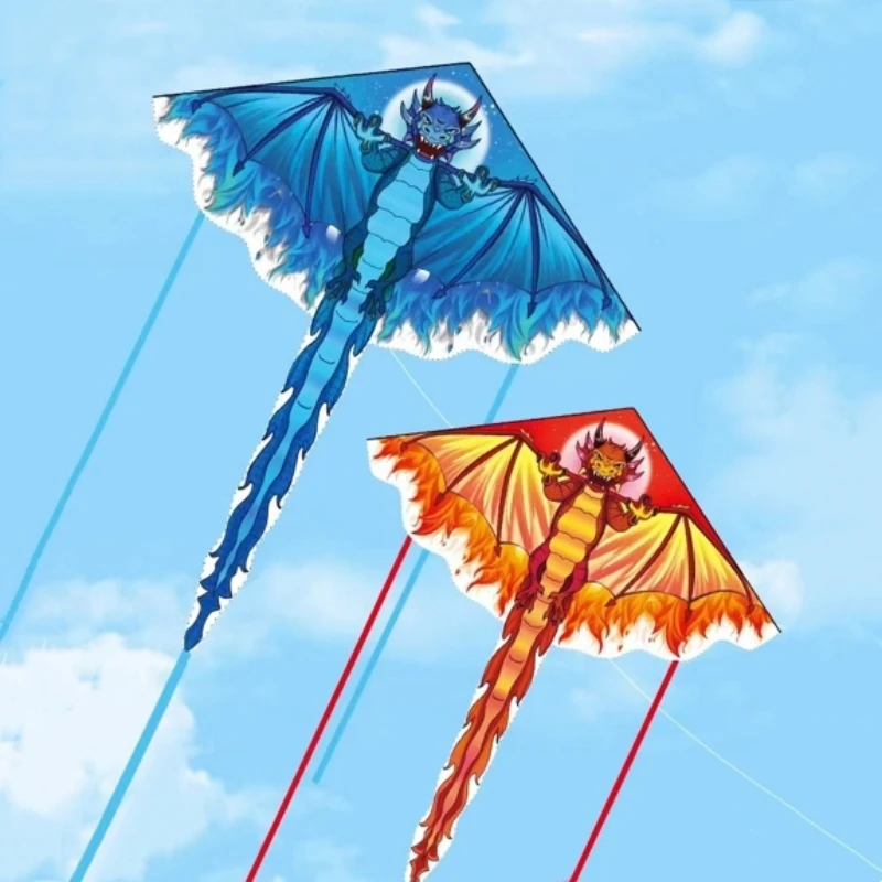 

free shipping 10pcs/lot dragon kites flying toys for kids outdoor toys kite surf inflatable toys Sports play fishing kite Flying