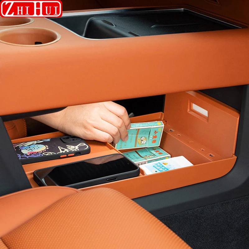 For Li Lixiang L8 L9 2022-2024 Car Multi Functional Storage Box Under Central Control Space Utilization sStorage Box Accessories