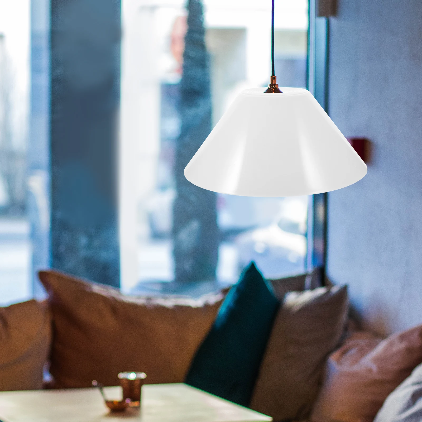 

UFO Lampshade Decorative Cylindrical Hanging Shade for Pendant LED Light Covers Replacement Shades Ceiling Lamp Shades