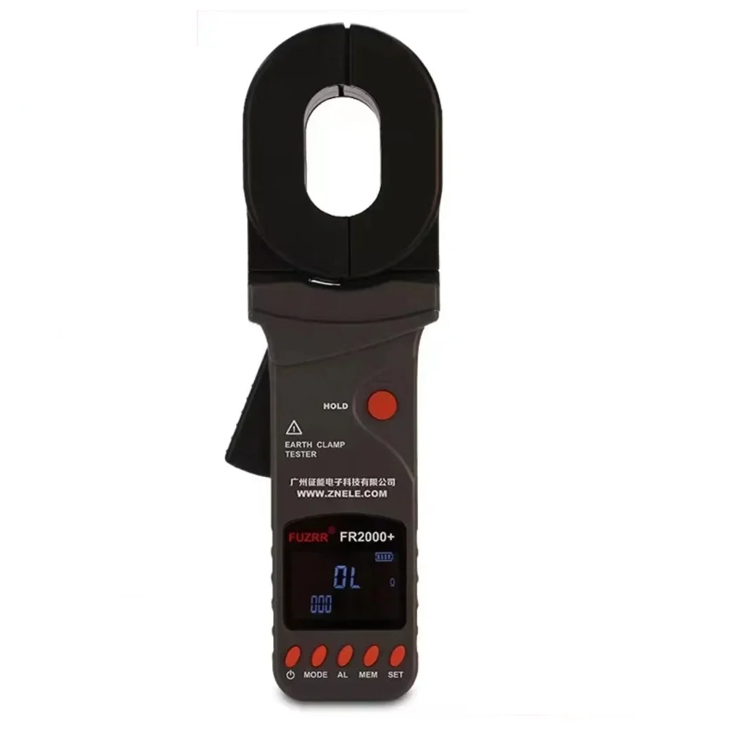 FR2000C FR2000B+ FR2000+ Clamp Grounding Resistance Tester 0.01-1200ohm Loop Ground Fault Impedance Detector New Design FR2000A+