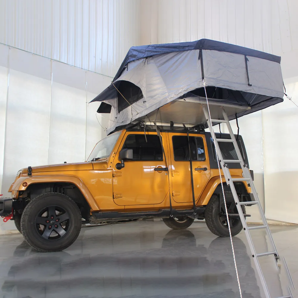 

Custom Extension Rooftop Tent 4Wd Offroad 4 Person Slim Folding Family Roof Top Tent and Awning