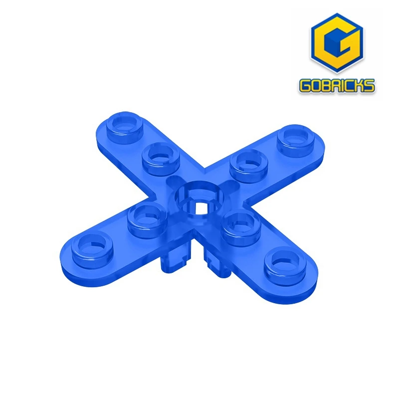 

Винт gobrick с 4 лопастями диаметром 5 дюймов с закругленными концами и открытой ступицей, совместимый с lego 2479, детские подарки «сделай сам»