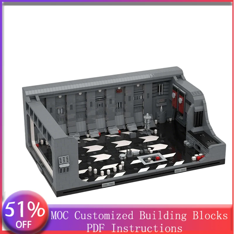 

3065 PCS Customize Midi Scale Hangar Diorama Stand for 75375 Freighter MOC Customize Modular Building DIY Boy Toy Christmas Gift