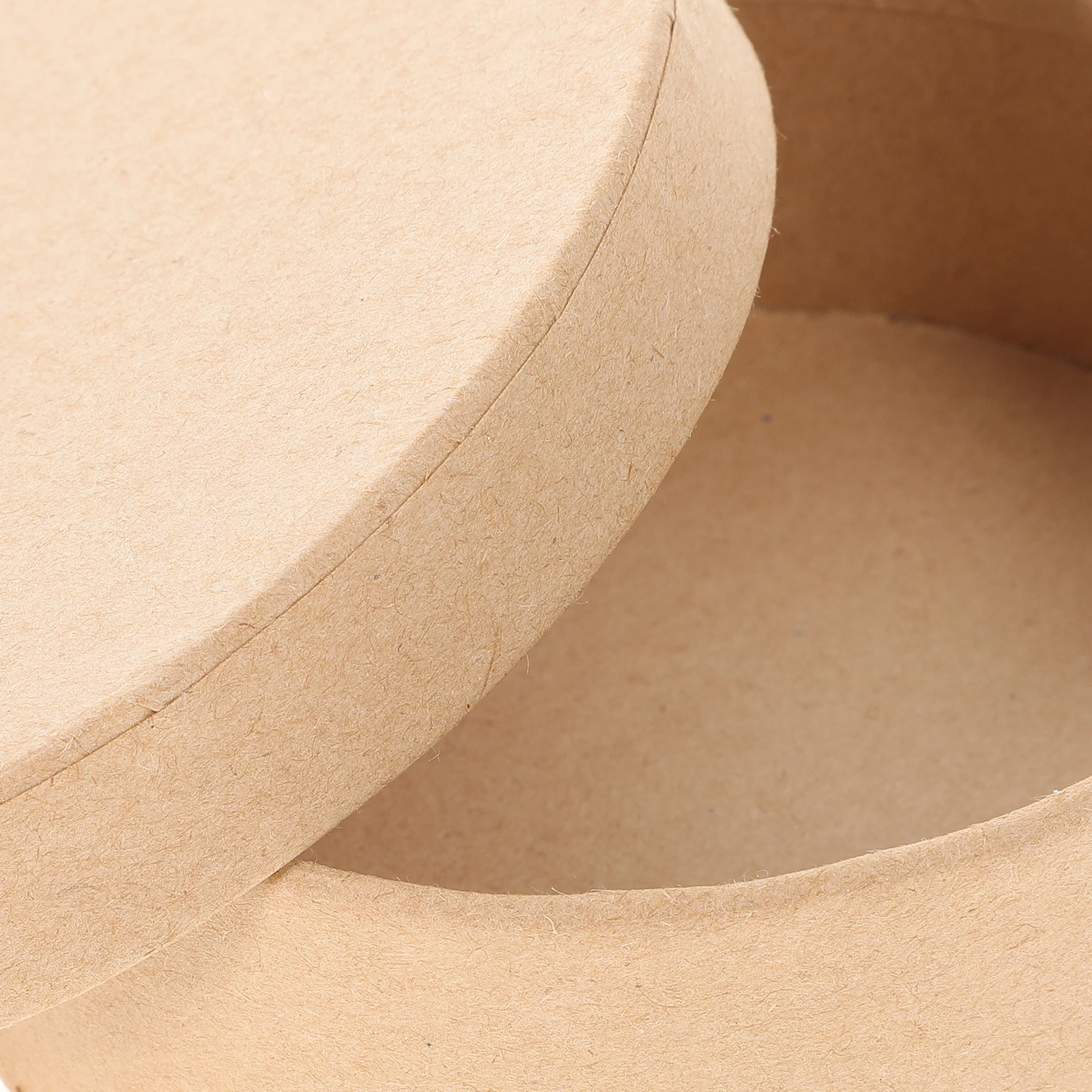 

5pcs Round Kraft Paper Boxes DIY Gifts Lightweight Container for Cookies Candies Crafts Small Items