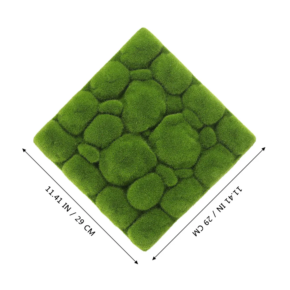 

3Pcs Wall DIY Moss Decor Realistic Fake Moss Board for Home Decoration Garden Theme Party Decor Artificial Plants Wall
