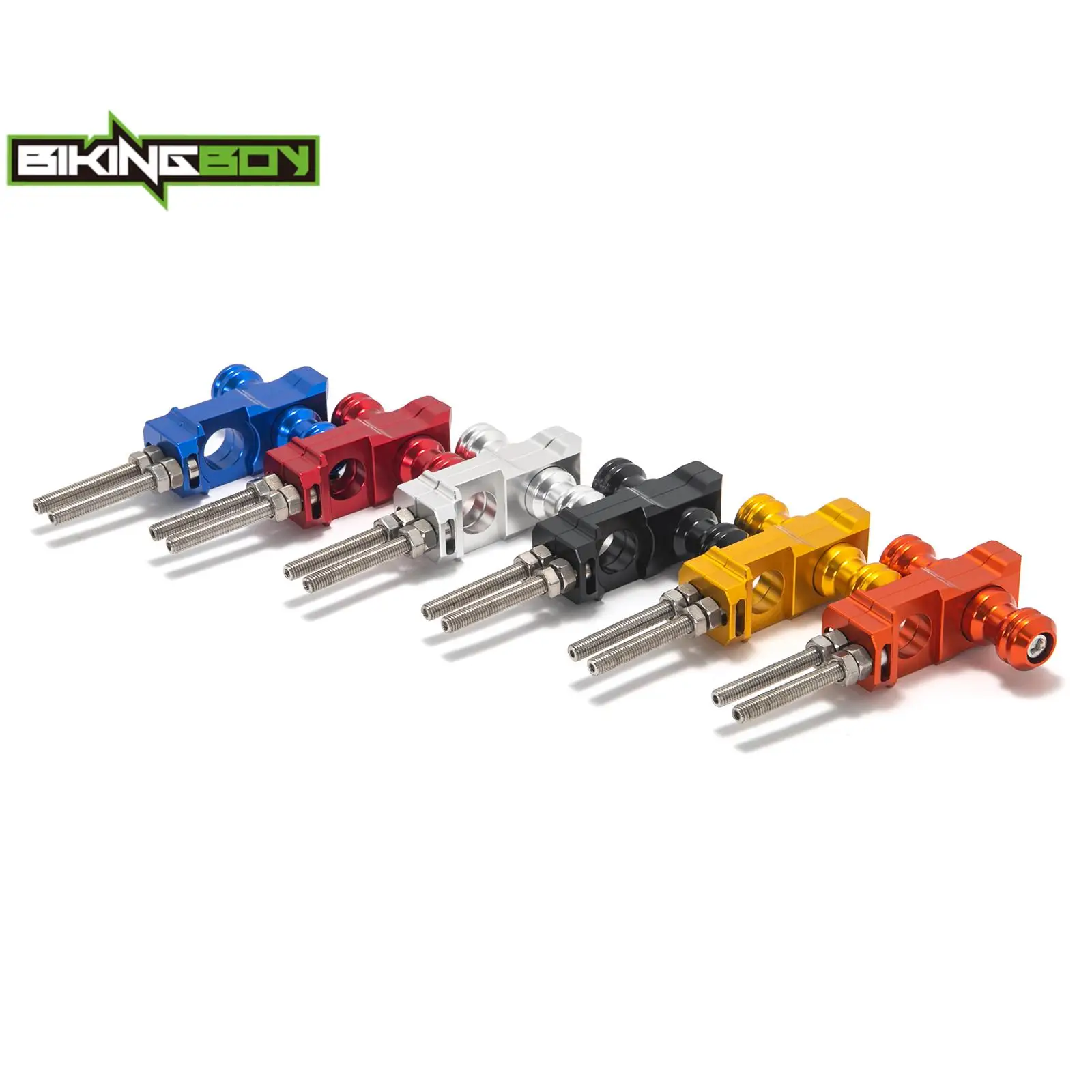 BIKINGBOY Axle Blocks Chain Adjuster Lifting Screws For Sur-Ron Ultra Bee Surron UB Electric Dirt Aluminium Alloy Offroad MX CNC