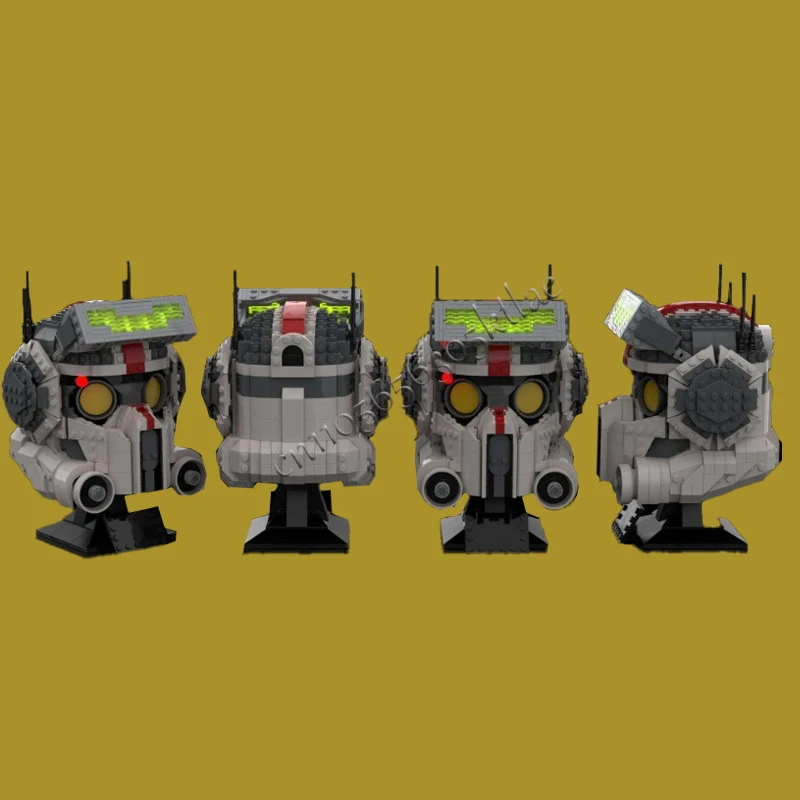 954PCS Space Battle Bad Lots Casco Clone Commando Star Movie Ultimate Collection Buil Architettura personalizzata Modello fai da te Giocattolo Regalo