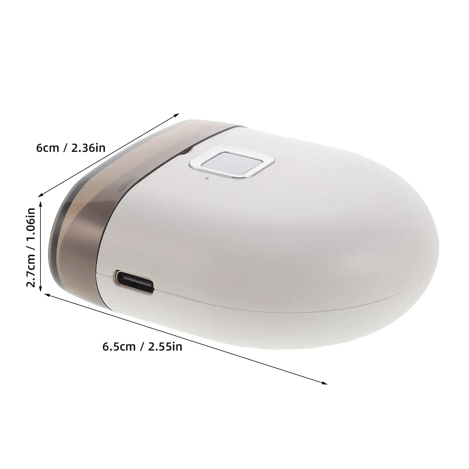 Electric Nail Trimmer Ergonomic Automatic Fingernail Cutter Grinding Head for Precise Safe Battery Powered Nail Clipper Polisher