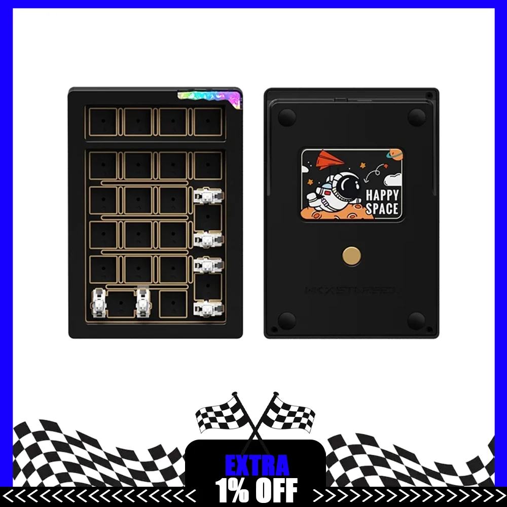 

Weikav Stars21Plus Mechanical keyboard Kit 3Mode Wireless Bluetooth Keypad Kit Rgb Hot Swap Numeric keypad pad Kit Aluminum Gift