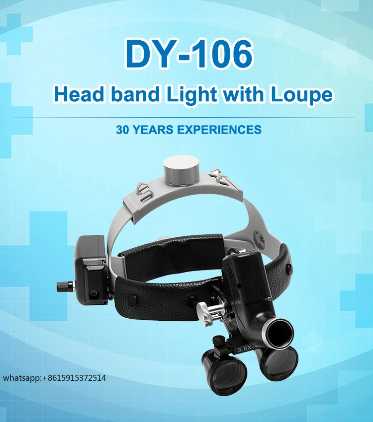 Factory Direct Sale Led Portable Head Light Dental Loupes Surgical Loupes Binocular Magnifying Glasses