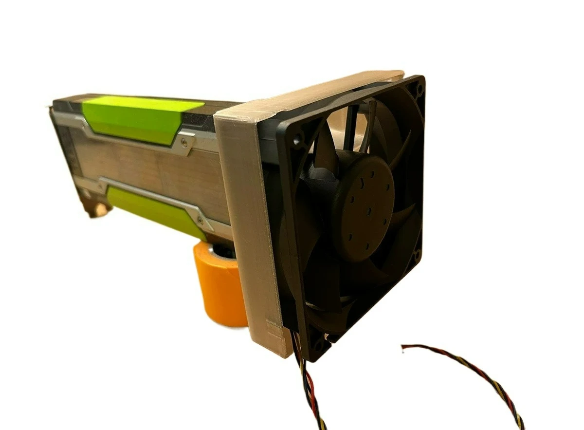 New 12cm Active Cooling Fan Assembly for NVIDIA for Tesla V100 P100 P40 M40 GPU