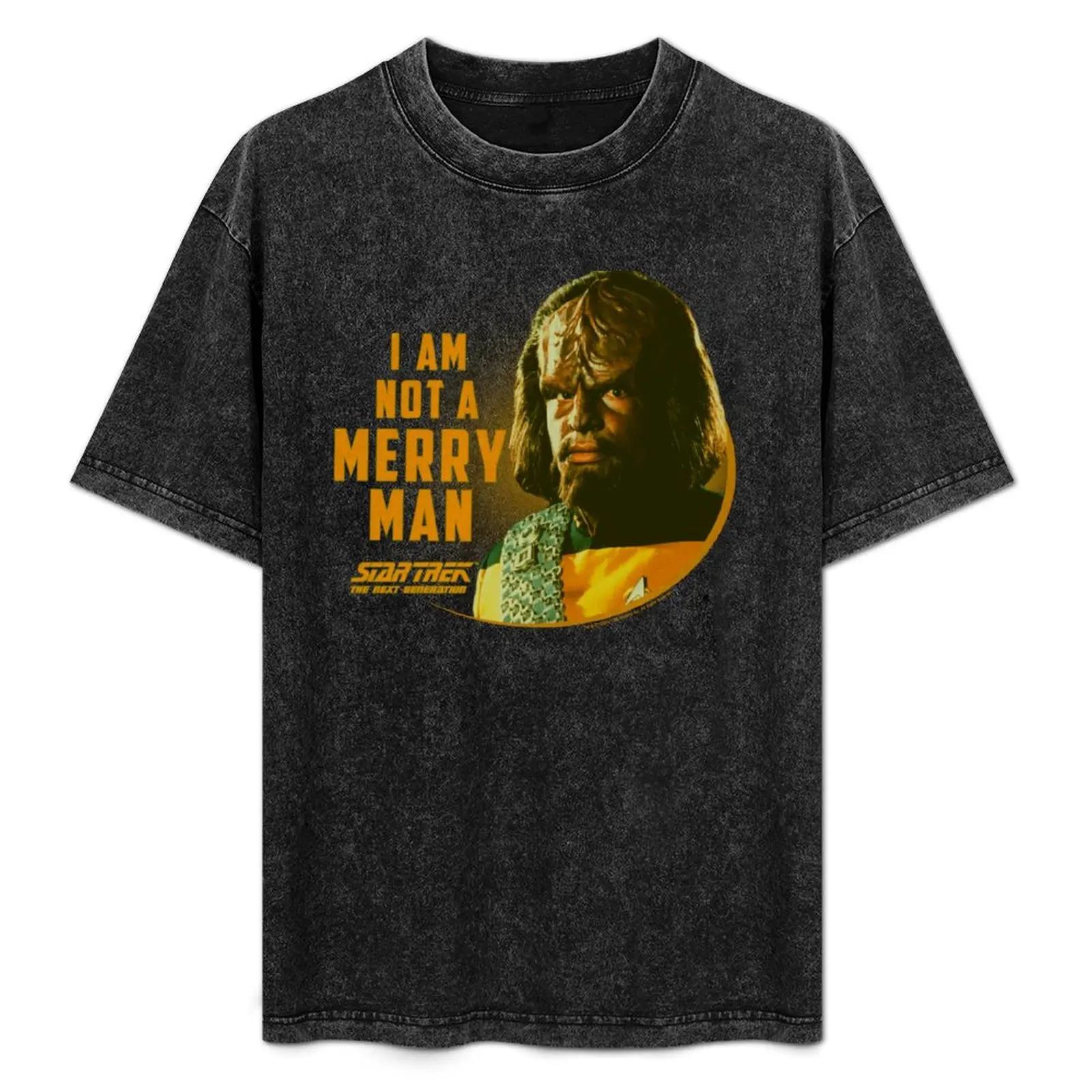 Star Trek: The Next Generation Worf I Am Not A Merry Man T-Shirt quick drying sports fans oversized t shirt men graphic t shirts