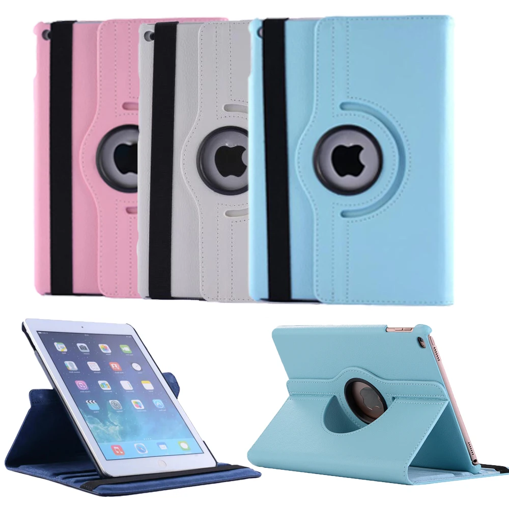 

Tablet Case Rotation Hard Cover Pouch For Apple iPad Air 1/2 9.7 360 Degree Fold Stand Holder For iPad 5 6 A1822 A1823 A1954 Tab