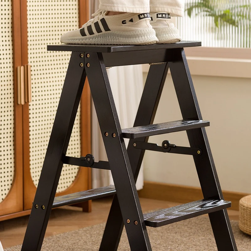 

Прочная многофункциональная трехступенчатая складная лестница-табурет для дома