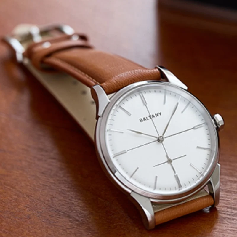 Baltany 2025 Jam Tangan Mekanis Otomatis Pria Baru ST1701 S4092 Dial Crosshair Detik Kecil Retro Gaun Kedap Air Reloj Hombre