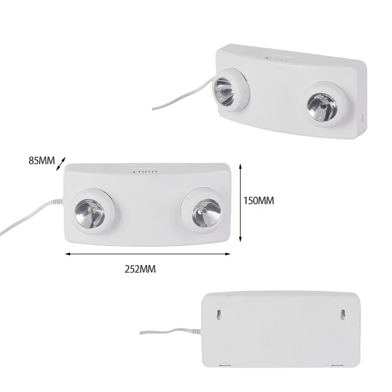 

Светодиодный аварийный светильник переменного тока 85-265 В, индикатор пожарной эвакуации для школы, домашнего торгового центра, фабрики - безопасное освещение