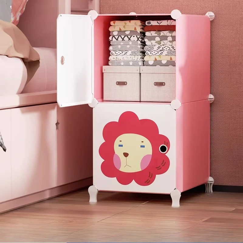 Nightstands Modular Closet Storage Clothes Organizer Bedroom Partitions Wardrobe Modern Minimalist