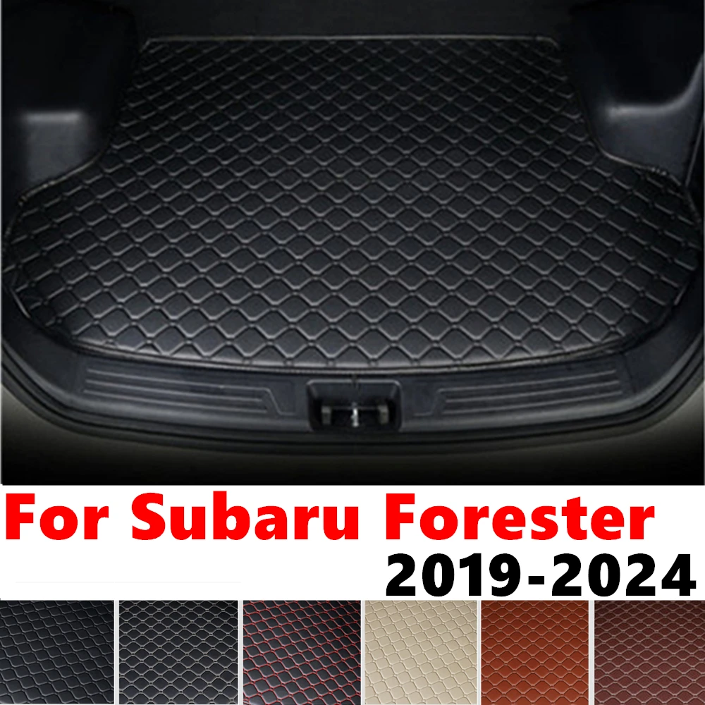 

Коврик для багажника автомобиля для SUBARU Forester 2024 2023 2022-2019, задний грузовой вкладыш, защитный чехол, аксессуары для интерьера, задний багажник, коврик для багажа