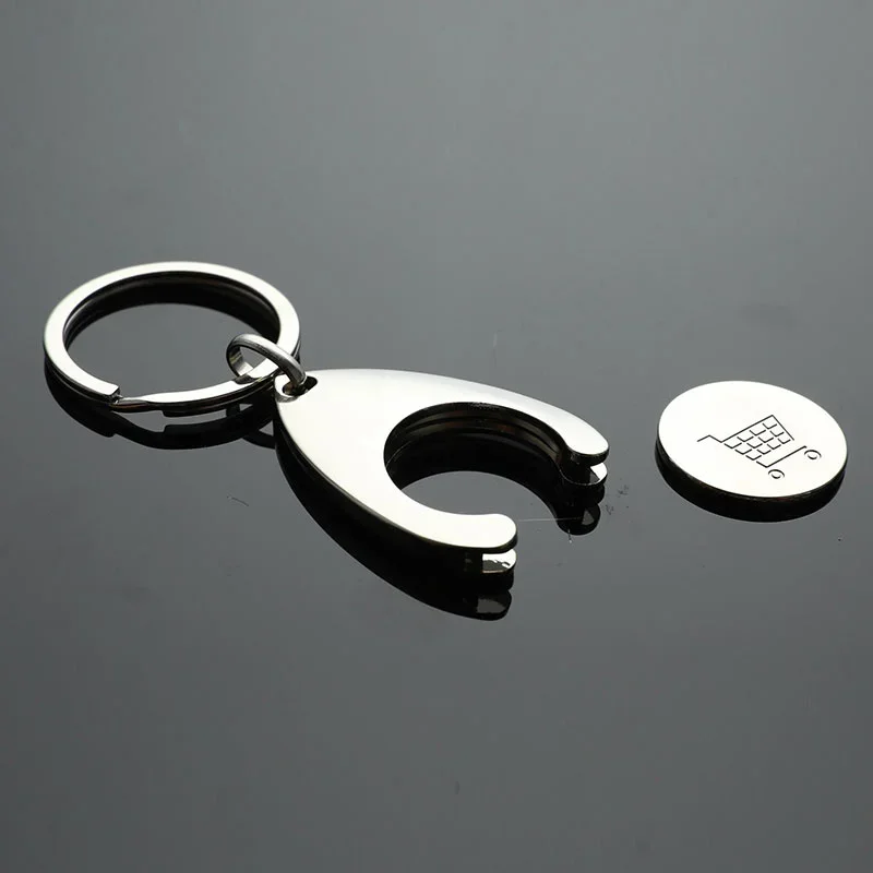 Creative Keychain Dollar Euro Coin Key Chain Zinc Alloy Electroplating Process Key Ring Handbag Backpack Pendant Pendant image 3