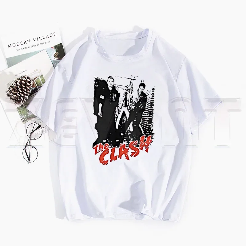 

London Calling The Clash Album Ullzang T Shirts Spring Tops Tees Men Women Short Sleeve Casual T Shirt