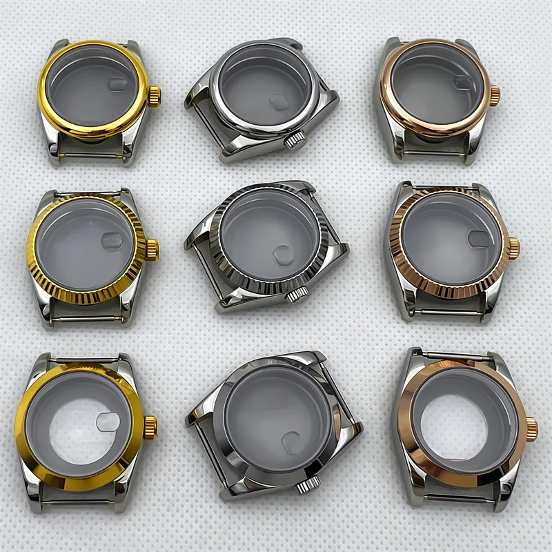 

NH05 ladies' watch case is 31mm silver gold rose gold stainless steel and sapphire glass suitable for the nh05 and NH06 sports