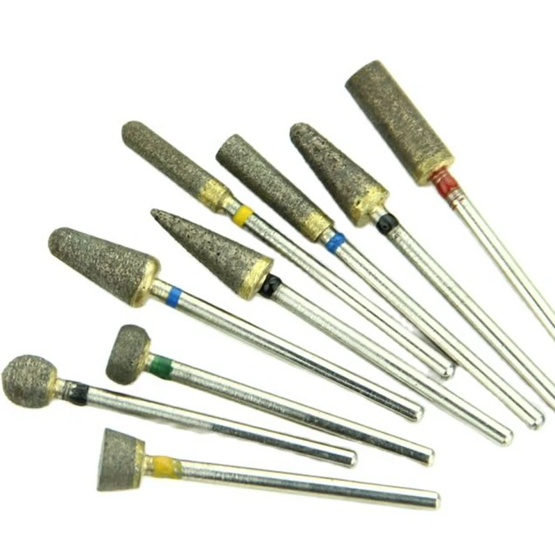 Coarse Fully Sintered Diamond Bur HP Low Speed Carving Bits for Dental Laboratory Handpiece