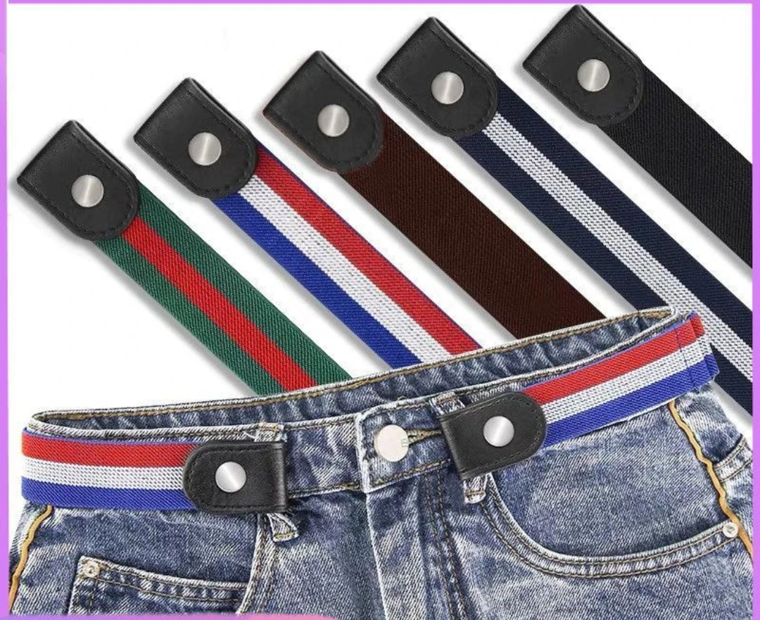 Neuester Spurloser Unsichtbarer Elastischer Gürtel Damengürtel Jeanshosen Herren Elastischer Gürtel Schnallenfreier Verstellbarer Taillengürtel Ohne Schnalle – Detail 11