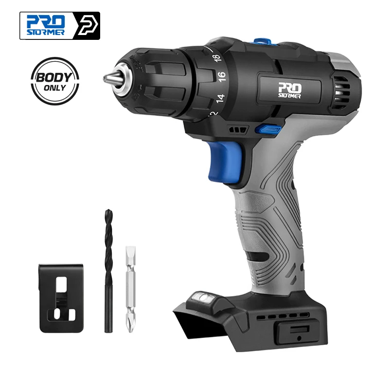 

35NM Mini Electric Drill Screwdriver Cordless 20V Screwdriver Household DIY Body Only By PROSTORMER