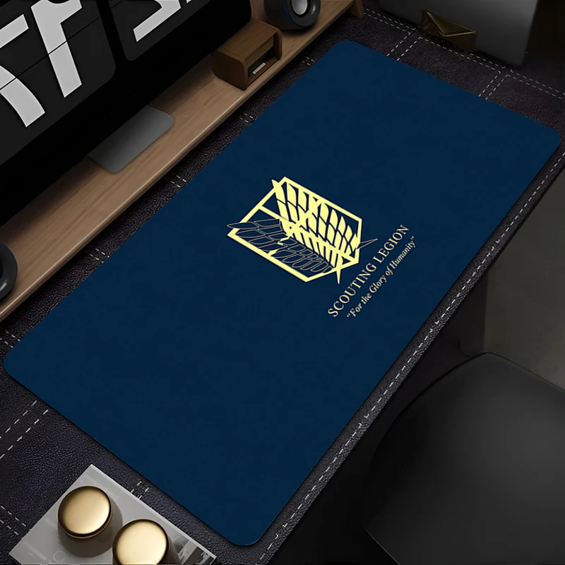 ملحقات الكمبيوتر، لوحة ماوس غير قابلة للانزلاق، سجادات ألعاب هجوم على لوحة ماوس Titan، لوحة مفاتيح مطاطية عالية الدقة، وسادة ماوس للكمبيوتر المحمول