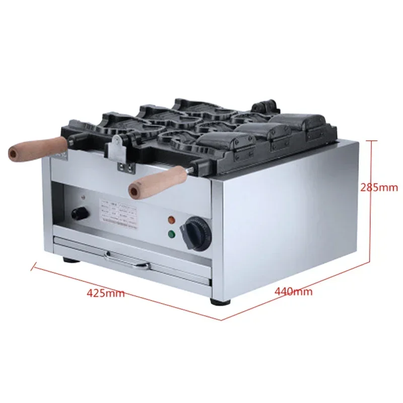 سطح المكتب 220 فولت آلة الوجبات الخفيفة الخاصة البسكويت DS-1103B/DS-1103BR آلة الدنيس البحري 220 فولت التدفئة الكهربائية الغاز الآيس كريم فطيرة ماك