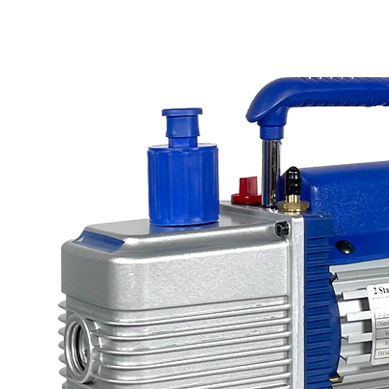 RS-1 مضخة تفريغ دوارة دوارة محمولة ثنائية المرحلة معدات مجفف مختبرية صغيرة مع مضخة أحادية المرحلة للبحث العلمي