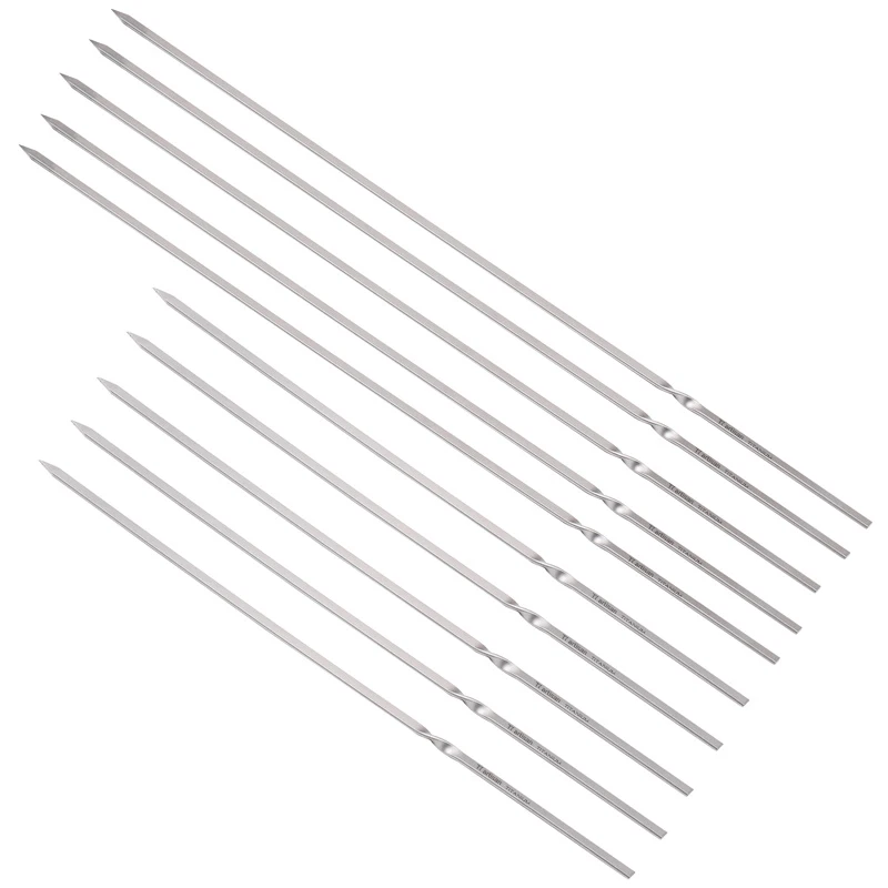 Tiartisan Titanium BBQ Skewers Long Handle Shish Kebab Barbecue Grill Sticks Outdoor Grill Needle Bags