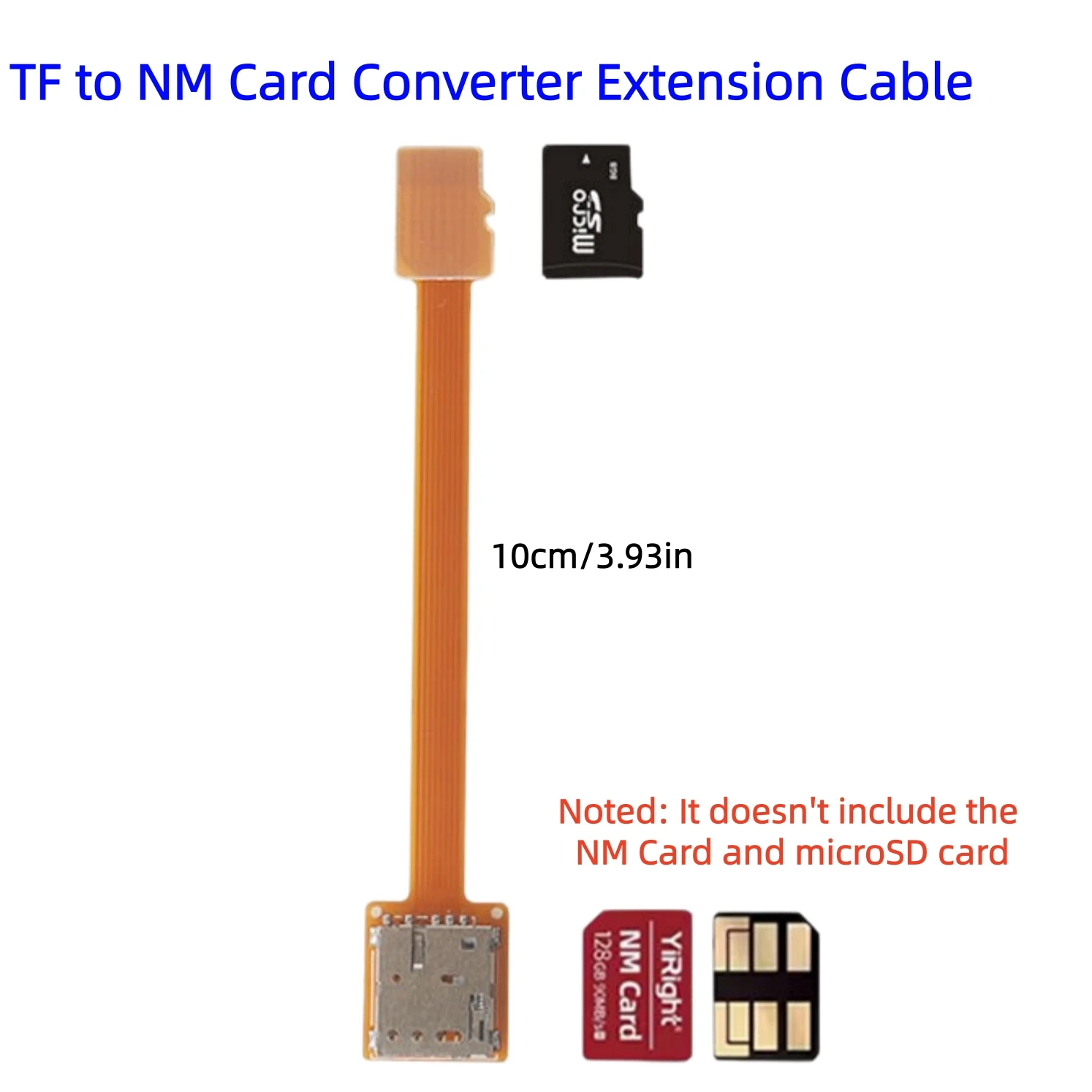 TF to TF MicroSD Card NM Card Extension FPC Cable with 10cm 25cm Converter Extender Adapter Cable