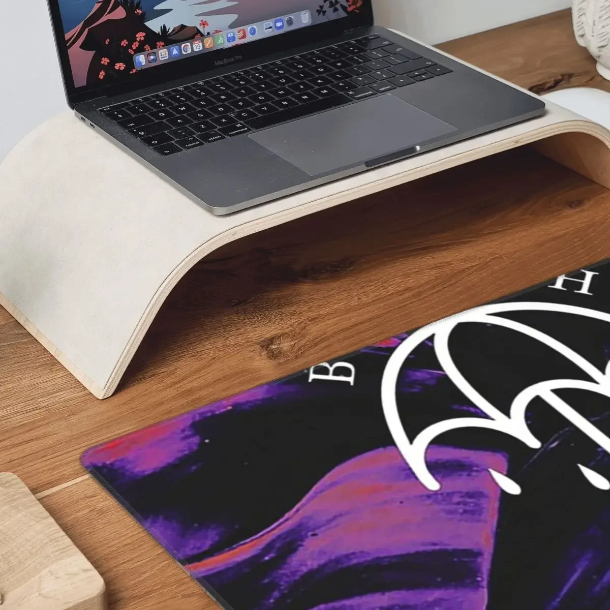 Splash Bmth Umbrella Large Mouse Pad Computer Keyboard Mouse Mat Gaming PC Laptop Desk Mat Office Accessories Table Mats