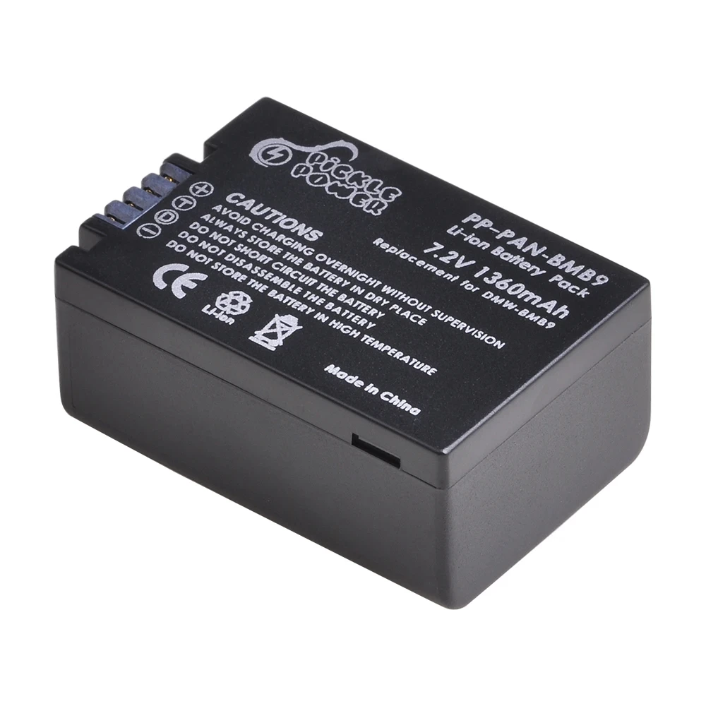 DMW-BMB9E Bateria DMW-BMB9 DMW BMB9 BMB9E Battery for Panasonic Lumix DC-FZ82 DMC-FZ72 DMC-FZ62 DMC-FZ150 DMC-FZ45 DMC-FZ150