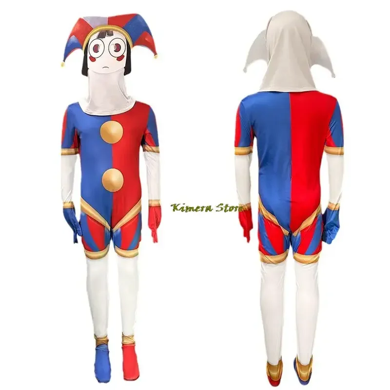 Pomni cosplay amazing digital cartoon costume/pedestal cosplay rabaza Jax Caine cosplay theater children Christmas Kids Gifts