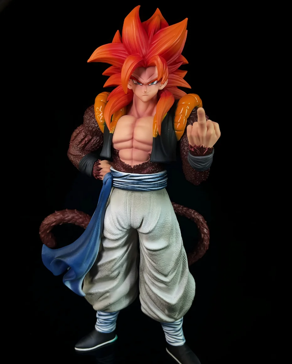 JT ستوديو لعبة دراغون بول SSJ4 Gogeta الشكل 30 سنتيمتر بولي كلوريد الفينيل عالية التفاصيل أنيمي الانصهار SSJ تمثال تحصيل سون جوكو عمل نموذج الصبي هدية